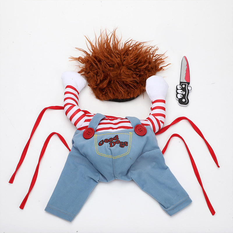 Halloween Pet Costume Pet Dog Cosplay Costume Scary Costume Party Gatherings