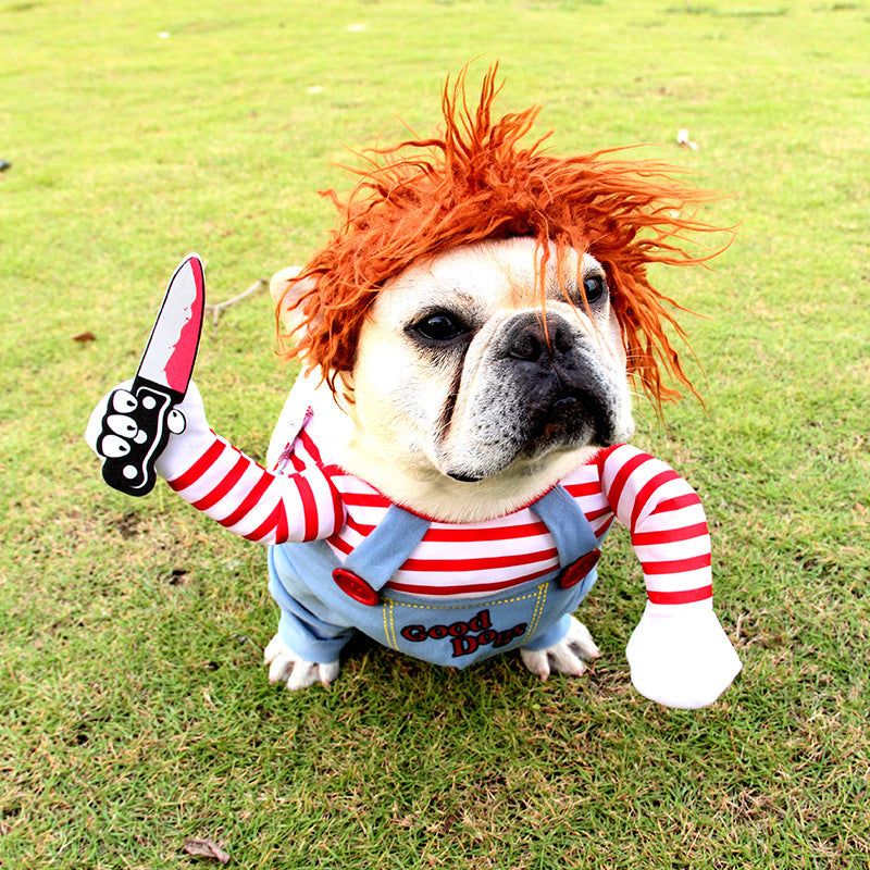 Halloween Pet Costume Pet Dog Cosplay Costume Scary Costume Party Gatherings