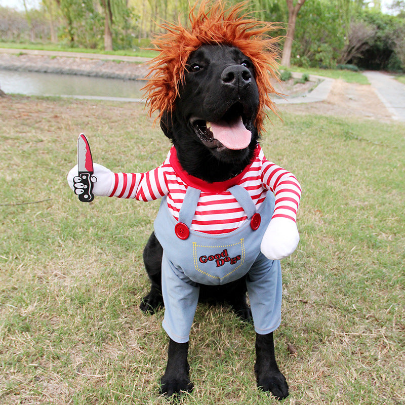 Halloween Pet Costume Pet Dog Cosplay Costume Scary Costume Party Gatherings