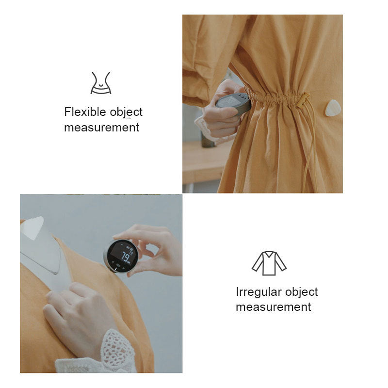 Distance Measuring Instrument Electronic Measuring Ruler Tape Measure High Definition Digital LCD High Precision Electronic Measuring Ruler Tool.
