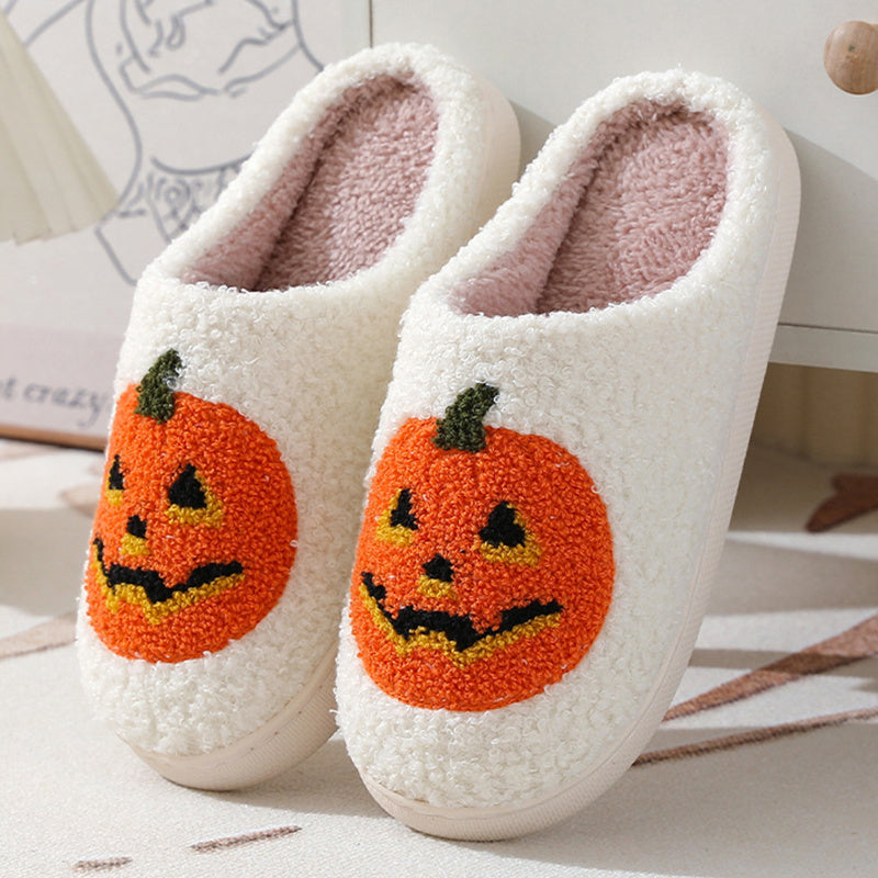 Halloween Pumpkin Cartoon Slippers Warm