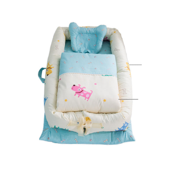 Portable Baby Crib - Foldable Travel Bed for Newborns & Infants