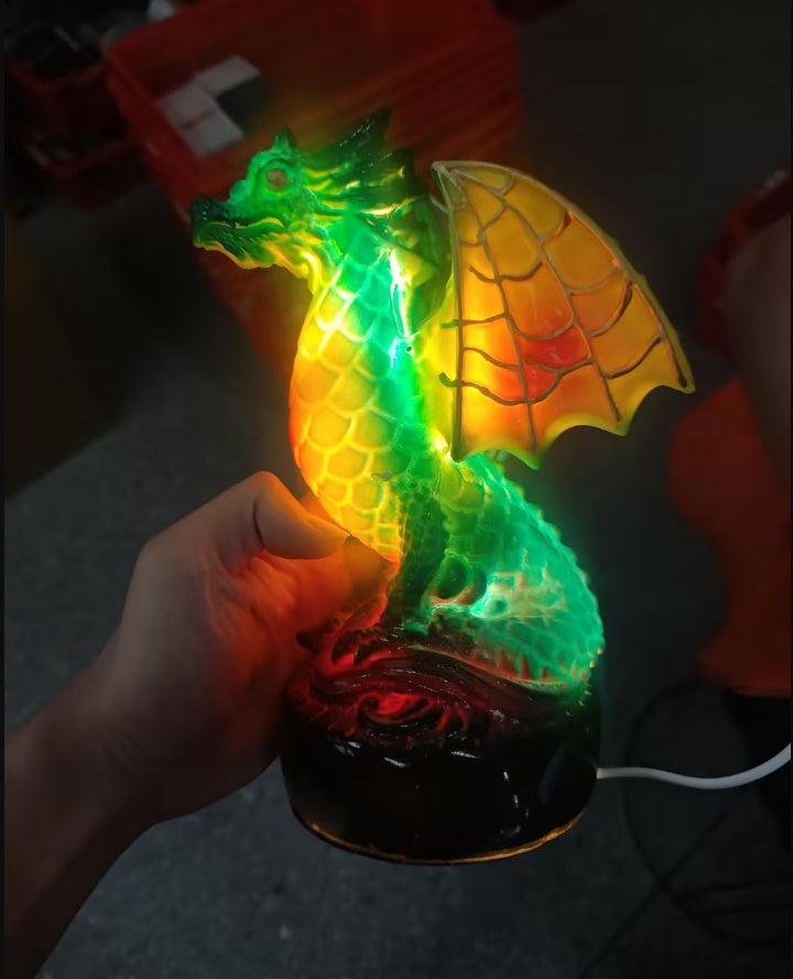 3D Colored Animal Light Desk Lamp Animal Series Decorative Night Light Animal Elephant Owl Cat Vintage Table Lamp Home Decoration.