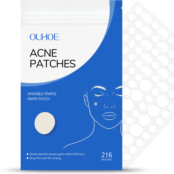 Acne Patches - Hydrocolloid Pimple Patches (216 Pack)