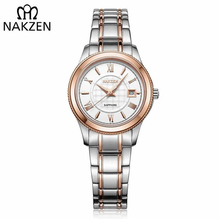 NAKZEN Brand Luxury Gold Bracelet Women Quartz Watch Ladies Fashion Dress Jewelry Gifts Wristwatch For Girls Female Clock 2018.