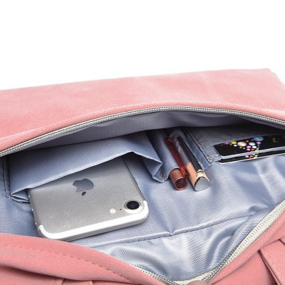 PU Leather Women Laptop Bag Notebook Carrying Case Briefcase For Macbook Air 13.3 14 15.6 Inch Men Handbags Shoulder Mouse Bag.