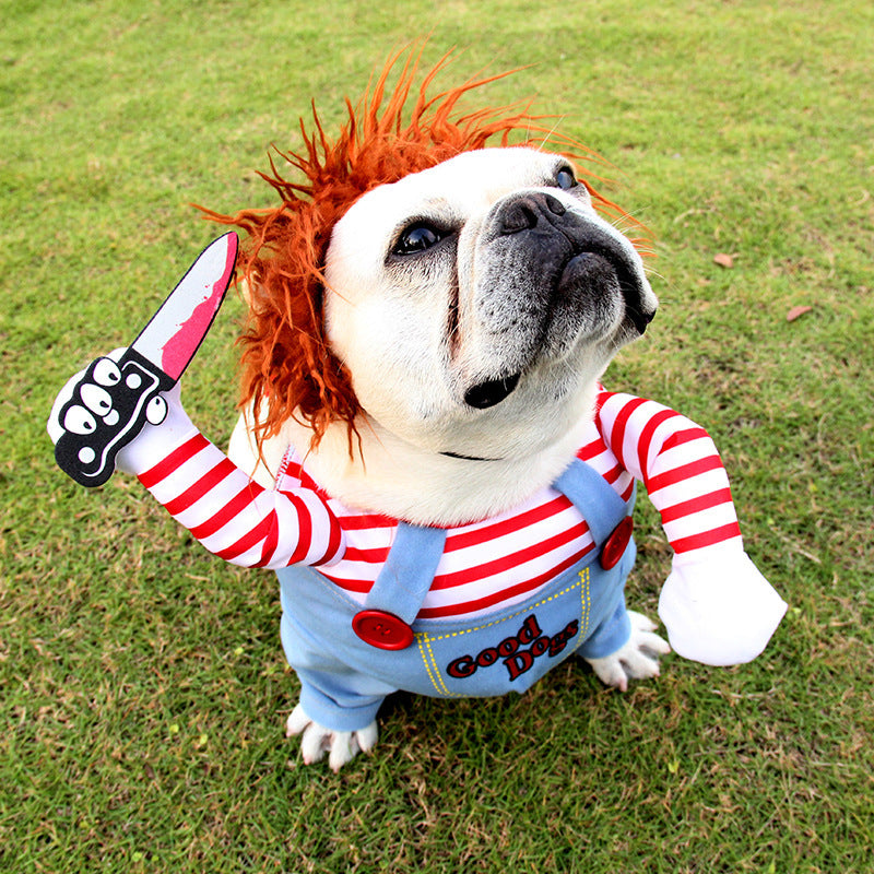 Halloween Pet Costume Pet Dog Cosplay Costume Scary Costume Party Gatherings