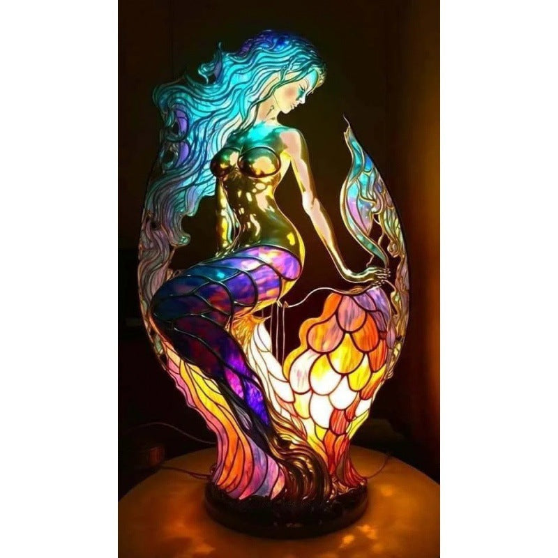 3D Colored Animal Light Desk Lamp Animal Series Decorative Night Light Animal Elephant Owl Cat Vintage Table Lamp Home Decoration.