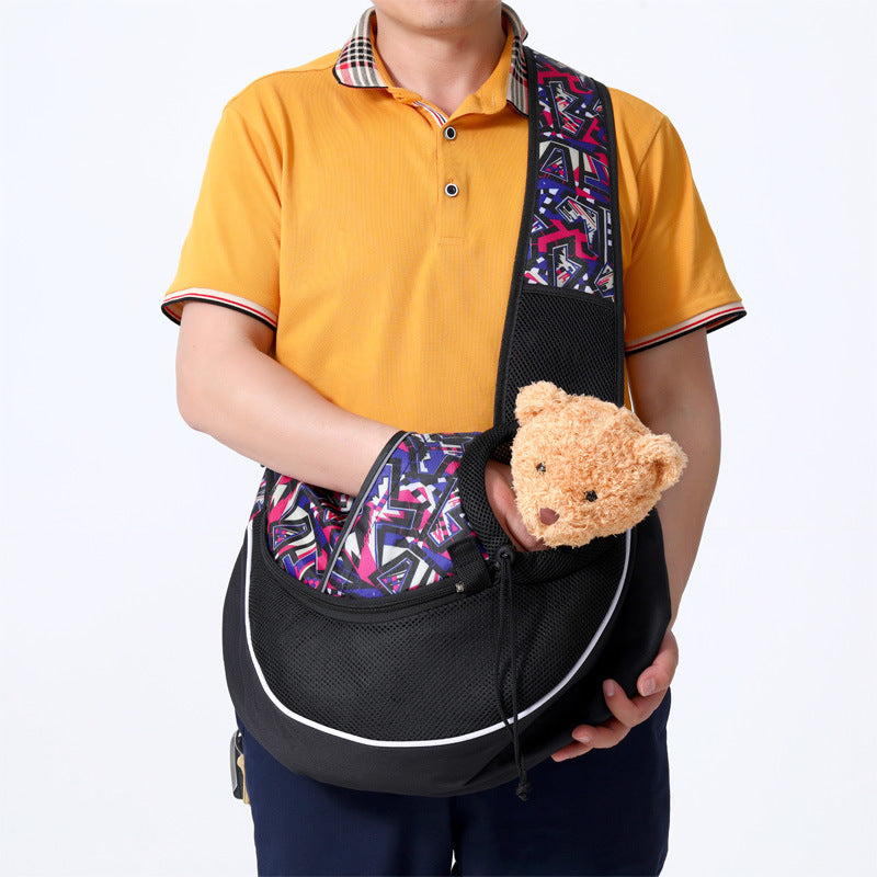 Carrying Pets Bag Women Outdoor Portable Crossbody Bag For Dogs Cats Pet Products.