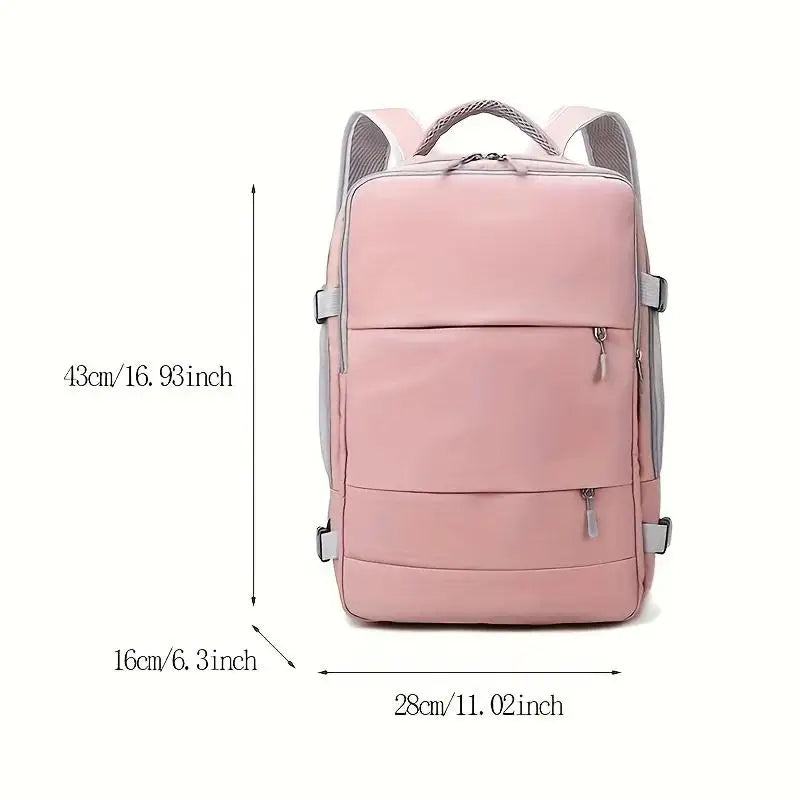 Large Capacity Women's Journey Backpack with Multifunction & Waterproof-1