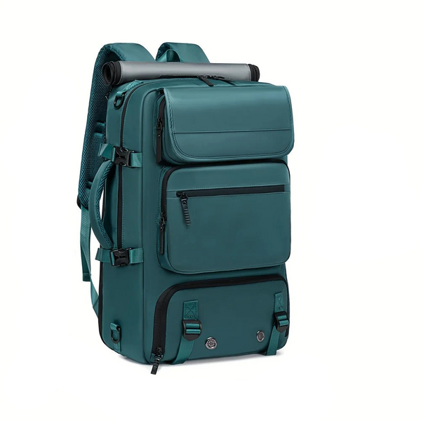 Fashionable 3-in-1 Travel Backpack Handbag Blue.