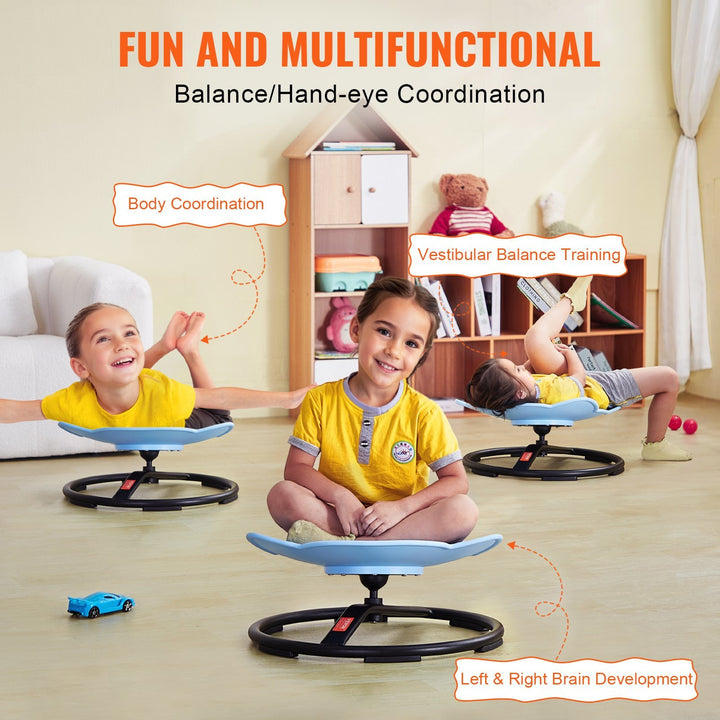 Elephant Kids Swivel Chair, 220 LBS Capacity, 360 Spinning Chair, Autistic Kids Sensory Toy Chair.