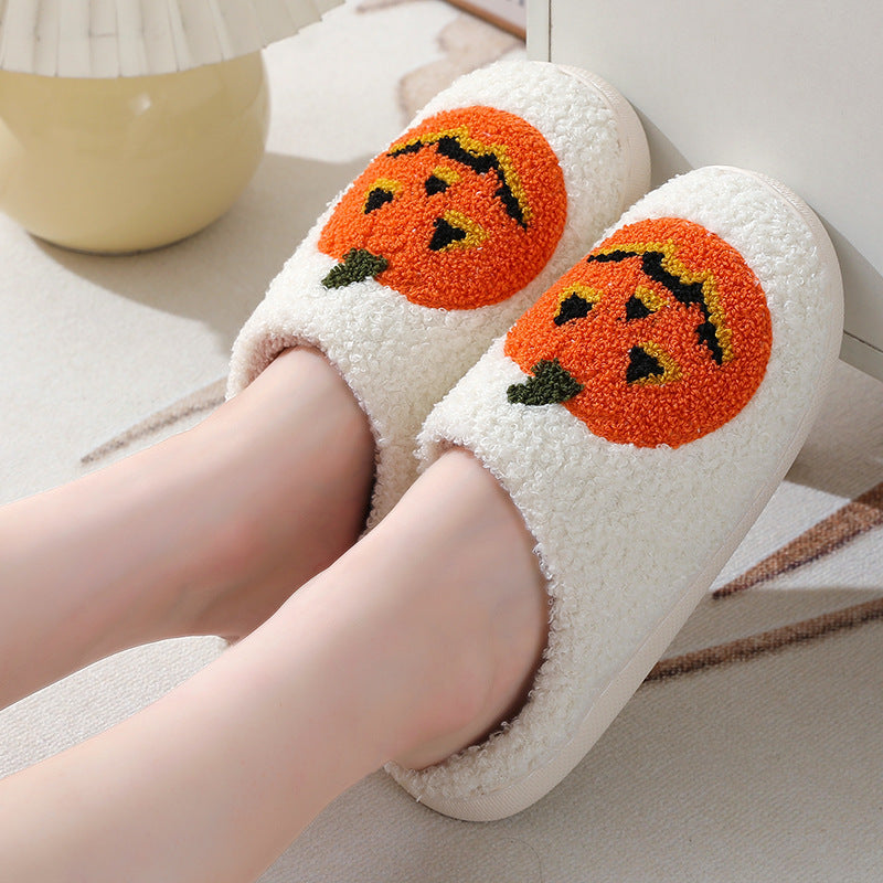 Halloween Pumpkin Cartoon Slippers Warm