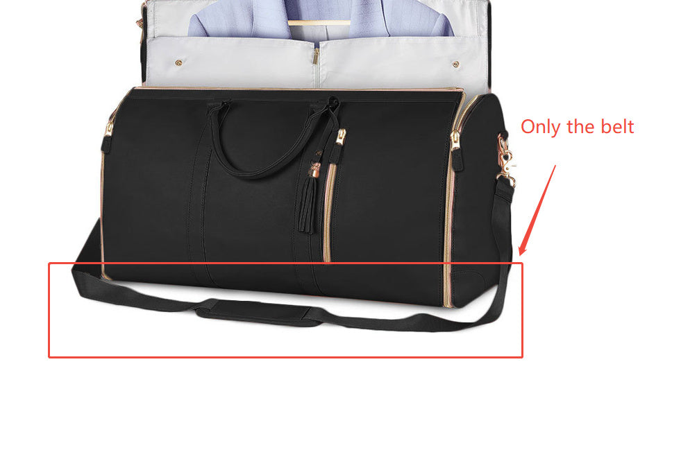 Large Capacity Travel Duffle Bag Women's Handbag Folding Suit Bag Waterproof Clothes Totes.