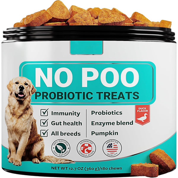 Dog Probiotic Chewable Tablets - Digestive Health (180 Count)