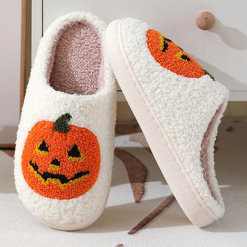 Halloween Pumpkin Cartoon Slippers Warm