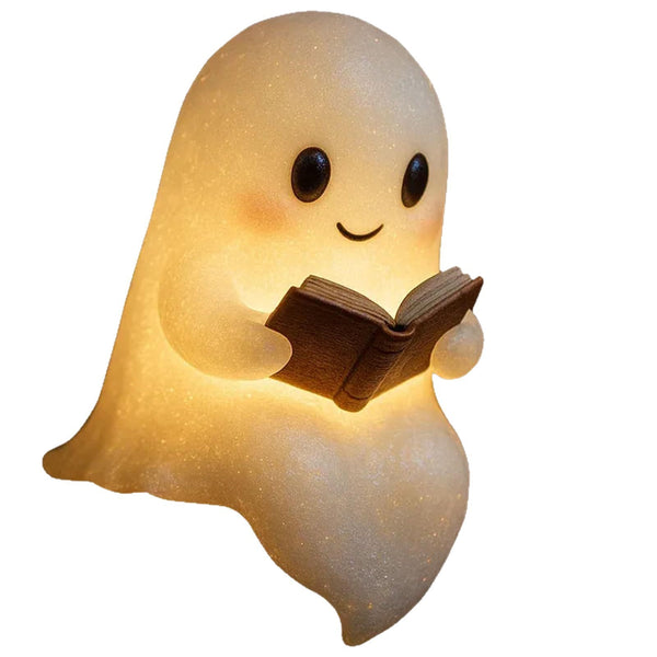 Cute LED Ghost Night Light - Halloween Warm Light Decoration