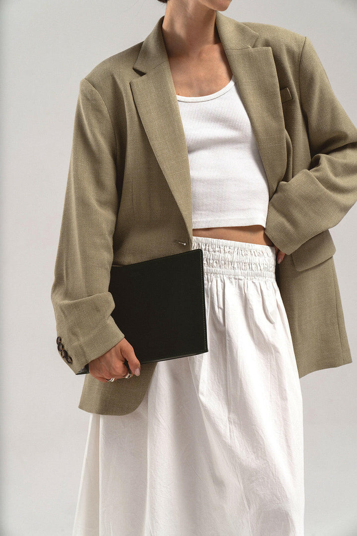 Slim Leather Sleeve for iPad.