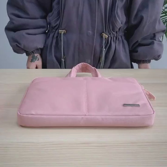PU Leather Women Laptop Bag Notebook Carrying Case Briefcase For Macbook Air 13.3 14 15.6 Inch Men Handbags Shoulder Mouse Bag.