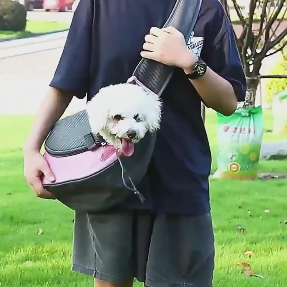Carrying Pets Bag Women Outdoor Portable Crossbody Bag For Dogs Cats Pet Products.