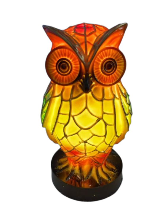 3D Colored Animal Light Desk Lamp Animal Series Decorative Night Light Animal Elephant Owl Cat Vintage Table Lamp Home Decoration