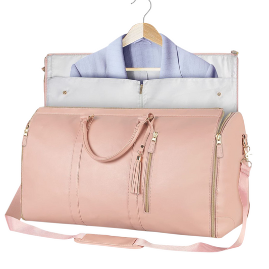 Large Capacity Travel Duffle Bag Women's Handbag Folding Suit Bag Waterproof Clothes Totes